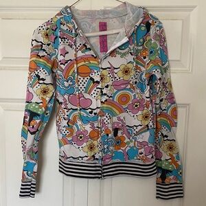 Truly Madly Deeply Multicolor Graphic Hoodie